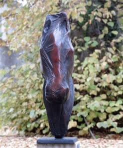 Beautiful bronze horse sculpture displayed outdoors at The Kildare Gallery, showcasing contemporary Irish art.