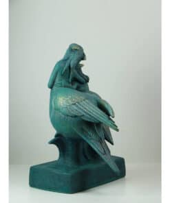 Bronze bird sculpture artwork at The Kildare Gallery, contemporary Irish art piece, detailed and modern design.