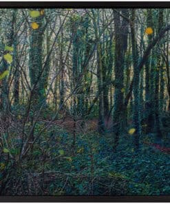 Lush woodland scene artwork at The Kildare Gallery.