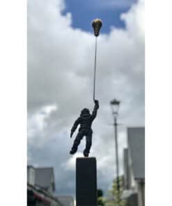 Brightly coloured modern sculpture art piece at The Kildare Gallery in Ireland.