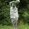 A woman sculpture garden art outdoor, the Kildare Gallery, Irish contemporary sculpture, garden artwork.