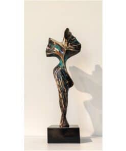 Elegant bronze sculpture of an abstract female figure at The Kildare Gallery, showcasing contemporary Irish art.
