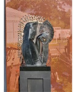 Contemporary metal sculpture art at The Kildare Gallery, showcasing unique and innovative artwork.