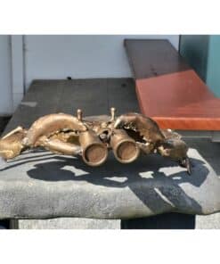 Bronze crab sculpture art piece at The Kildare Gallery, Ireland.