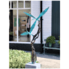 Modern bronze sculpture of a dragonfly outside Kildare Gallery in Ireland.