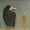 Raven painting artwork, fine art bird illustration, Kildare Gallery, Irish art, bird artwork for collectors.